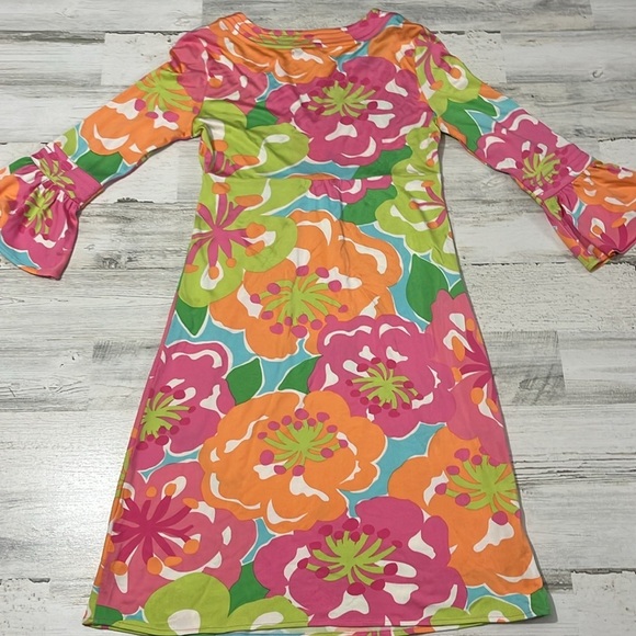 Lilly Pulitzer Silk Blend Floral Dress Size XS - Picture 7 of 11